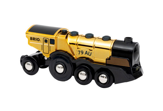 BRIO Trains - Mighty Gold Action Locomotive - 33630