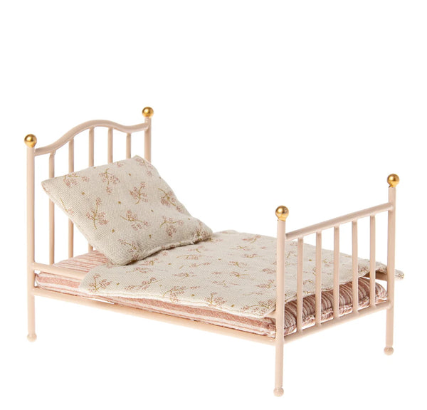 Maileg - Mouse Furniture - Vintage Bed in Rose