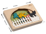 Ekoplay - Farm Animals Multi-layered Jigsaw Puzzle