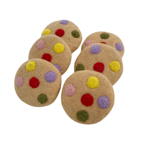 Felt Sweets & Treats - Cookie with Smarties
