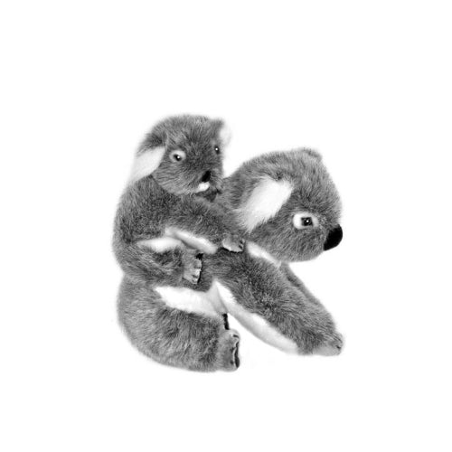Bocchetta Plush Toys - "Kelly and Kiri" the Koala with Baby on Back