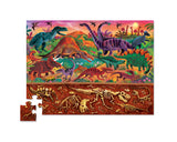 Crocodile Creek - Above & Below Puzzle 48 pc - Dinosaur World