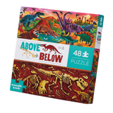Crocodile Creek - Above & Below Puzzle 48 pc - Dinosaur World