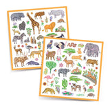 Djeco - 160 African Animal Stickers