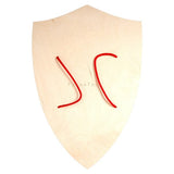 Fauna - Wooden Knights Shield - Templar Cross