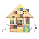 gg* Tsumiki House-shaped, colourful building blocks