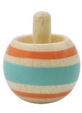 Wooden 'Flip Over' Spinning Top - New Pattern