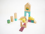 gg* Tsumiki House-shaped, colourful building blocks