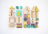 gg* Tsumiki House-shaped, colourful building blocks