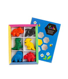 Tinta - Handmade Beeswax Crayons - Dino Mountain Set