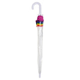 Transparent PVC Children's Umbrella - Bobbie J Rainbow
