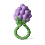 Oli & Carol - Natural Rubber Teether & Rattle - Grape