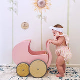 Kinderfeets Walker Pram - Rose Pink