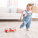 Hape - Pull-along Cart with Alphabet Blocks