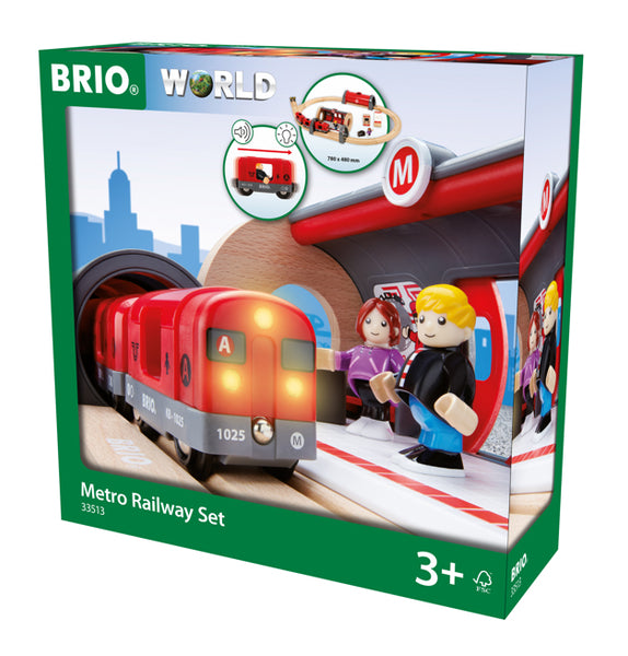 BRIO Set - Metro Railway Set - 33513