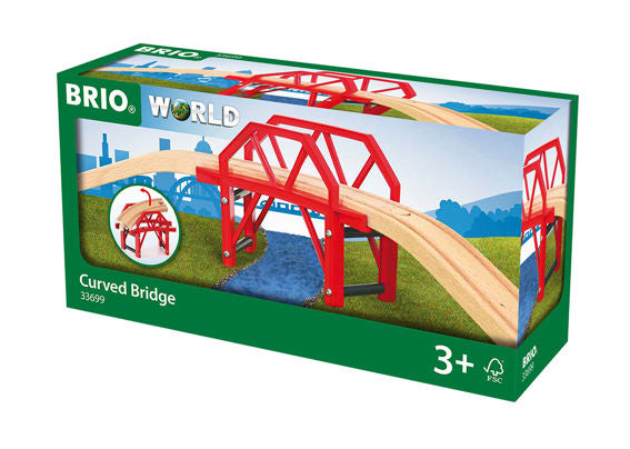 BRIO World - Curved Bridge - 33699
