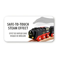 BRIO Train - Battery-Operated Steaming Train - 33884