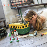 Iconic Wooden Toy Tram