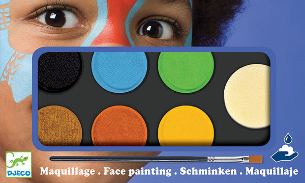 Djeco Face Paint - Nature Body Art Palette - 6 Colours