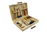 Wooden Tool Box - 11 pieces