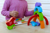 Wooden Bird and Rainbow Puzzle