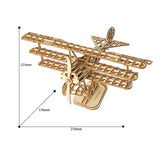 Rolife 3D Wood Kit - Bi-Plane TG301