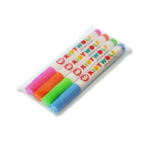 Kidywolf - Kidydraw Markers - Green, Pink, Light Blue & Orange