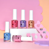 20 FREE Water Based Scented Scratch Off Kids Nail Polish: Strawberry Cupcake - Pastel Pink
