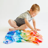 Sarah's Silks - Rainbow Unicorn Scale Playsilk