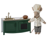 Maileg - Mouse Furniture - Mouse Kitchen Dark Green