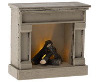 Maileg - Mouse Furniture - Fireplace - Off White