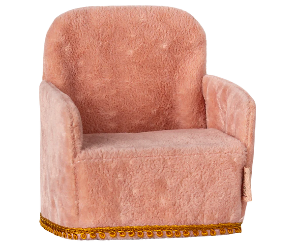 Maileg - Mouse Furniture - Armchair - Rose