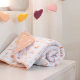 Living Textiles - Reversible Quilted 100% Organic Cotton Comforter - Bohemian Bliss