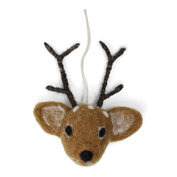 Gry & Sif - Handcrafted Felt Christmas Ornaments - Bambi