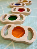 Wooden Rainbow Lens Set