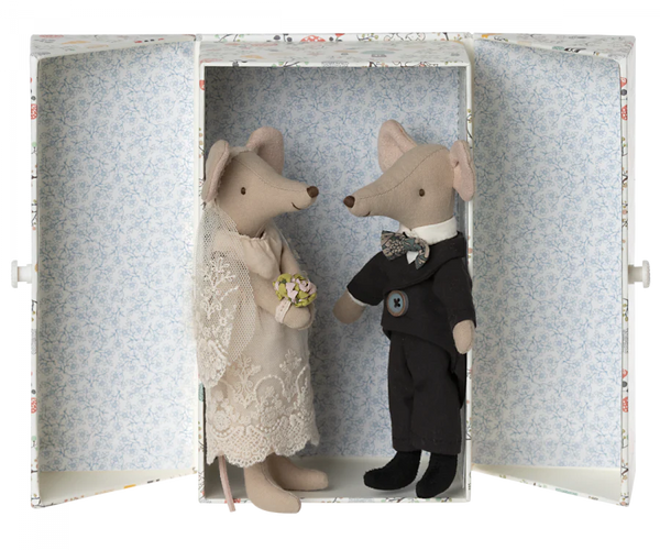 Maileg - Mice Wedding Couple in Box - New