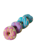 Felt Sweets & Treats - Doughnut - Green with Purple Drizzle