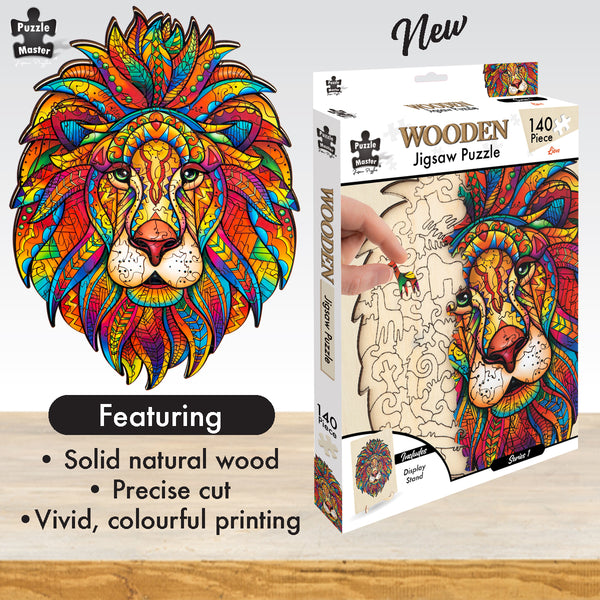 Wooden Jigsaw Puzzle - Lion