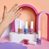 20 FREE Water Based Scented Scratch Off Kids Nail Polish: Strawberry Cupcake - Pastel Pink