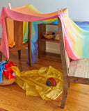 Rainbow Playcloth - 100% Cotton Montessori, Waldorf Toy