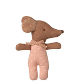 Maileg - Sleepy-Wakey Baby Mouse In Matchbox- Rose 2025