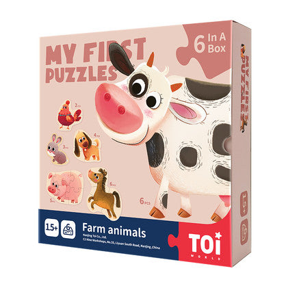 Toi - My first puzzle - Farm animals