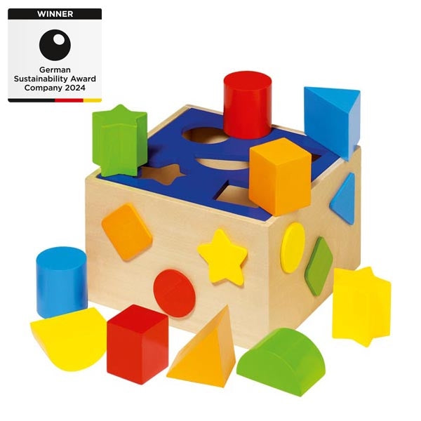 Goki - Wooden Shape Sorter Box