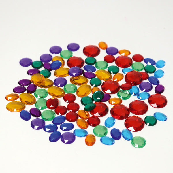 Grimm's - 100 Acrylic Glitter Stones