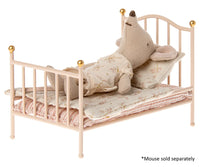 Maileg - Mouse Furniture - Vintage Bed in Rose