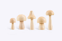 Paint Your Own Wooden Mushrooms