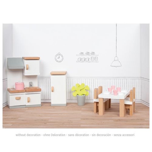 Goki Wooden Dollhouse Furniture - Kitchen – The Little Toy Shop