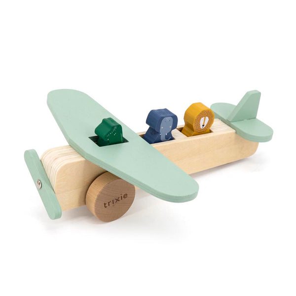 Trixie - Wooden Animal Airplane