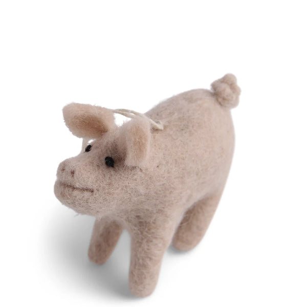 Gry & Sif - Handcrafted Felt Animals - Pig