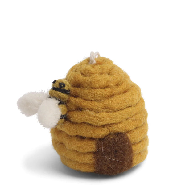 Gry & Sif - Handcrafted Felt Animals - Bee Hive